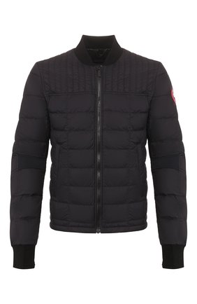 Мужской пуховый бомбер dunham CANADA GOOSE черного цвета по цене 43750 руб., арт. 2210M | Фото 1 Мужской пуховый бомбер dunham CANADA GOOSE черного цвета, арт. 2210M | Фото 1