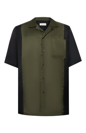 Мужская рубашка из вискозы DRIES VAN NOTEN зеленого цвета по цене 23900 руб., арт. 201-20709-9241 | Фото 1 Мужская рубашка из вискозы DRIES VAN NOTEN зеленого цвета, арт. 201-20709-9241 | Фото 1