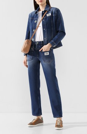 Женские кеды ace disney x gucci GUCCI коричневого цвета по цене 49000 руб., арт. 604049/HZE10 | Фото 2 Женские кеды ace disney x gucci GUCCI коричневого цвета, арт. 604049/HZE10 | Фото 2
