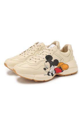 Кроссовки Rhyton Disney x Gucci | Фото №1 Кроссовки Rhyton Disney x Gucci | Фото №1
