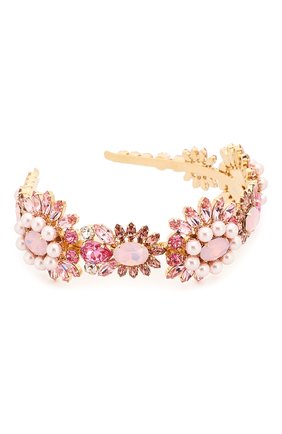 Женский ободок DOLCE & GABBANA золотого цвета по цене 172500 руб., арт. WHM2C7/W1111 | Фото 2 Женский ободок DOLCE & GABBANA золотого цвета, арт. WHM2C7/W1111 | Фото 2