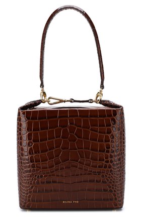 Женская сумка lucie REJINA PYO коричневого цвета по цене 57900 руб., арт. B43/LEATHER EMB0SS CR0C | Фото 1 Женская сумка lucie REJINA PYO коричневого цвета, арт. B43/LEATHER EMB0SS CR0C | Фото 1