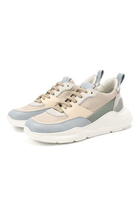 Женские кожаные кроссовки SANTONI синего цвета по цене 31850 руб., арт. WBKI60670GEGXFNRZ40 | Фото 1 Женские кожаные кроссовки SANTONI синего цвета, арт. WBKI60670GEGXFNRZ40 | Фото 1