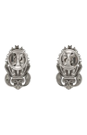 броши для воротника DOLCE & GABBANA серебряного цвета по цене 34950 руб., арт. WPMC3A/W2WCL/M | Фото 2 броши для воротника DOLCE & GABBANA серебряного цвета, арт. WPMC3A/W2WCL/M | Фото 2