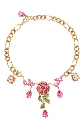 Женское колье DOLCE & GABBANA золотого цвета по цене 110500 руб., арт. WNM2F2/W1111 | Фото 1 Женское колье DOLCE & GABBANA золотого цвета, арт. WNM2F2/W1111 | Фото 1