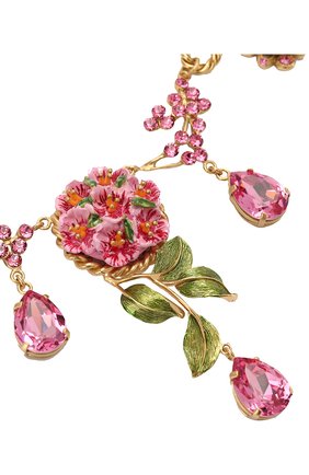 Женское колье DOLCE & GABBANA золотого цвета по цене 110500 руб., арт. WNM2F2/W1111 | Фото 2 Женское колье DOLCE & GABBANA золотого цвета, арт. WNM2F2/W1111 | Фото 2