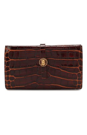 Женские кожаный кошелек BURBERRY коричневого цвета по цене 53500 руб., арт. 8025288 | Фото 1 Женские кожаный кошелек BURBERRY коричневого цвета, арт. 8025288 | Фото 1