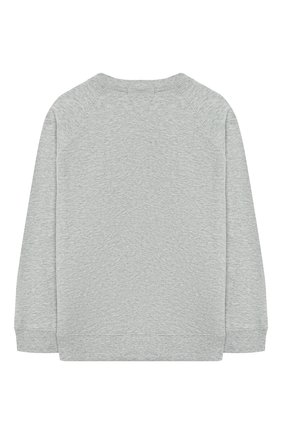Детский хлопковый свитшот STELLA MCCARTNEY серого цвета по цене 4680 руб., арт. 588438/S0J21 | Фото 2 Детский хлопковый свитшот STELLA MCCARTNEY серого цвета, арт. 588438/S0J21 | Фото 2
