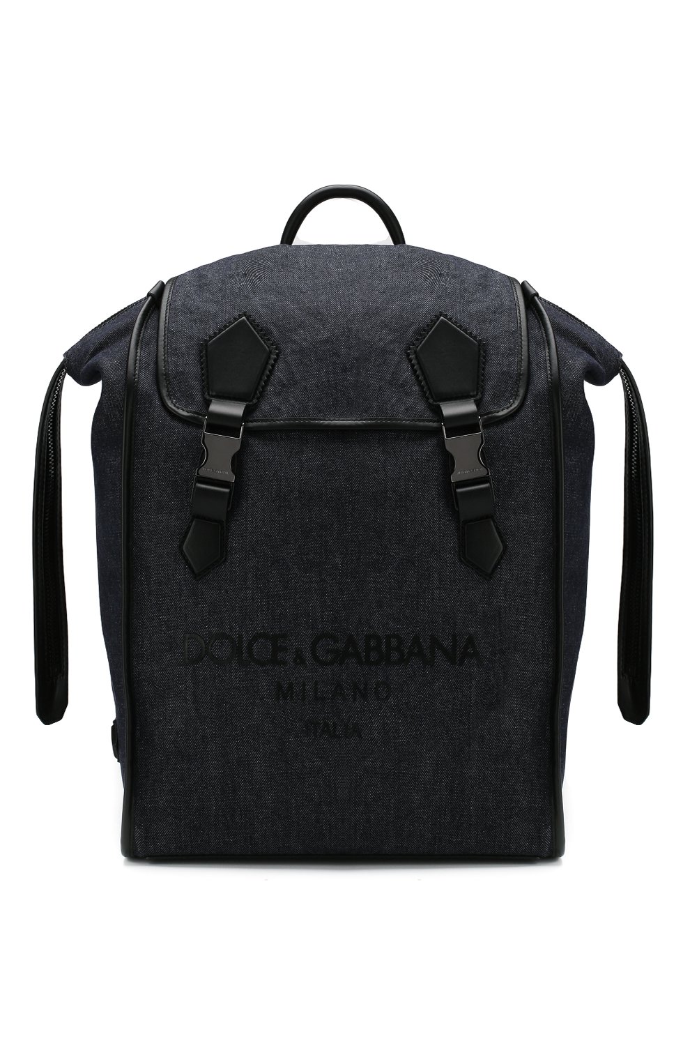 Мужской текстильный рюкзак edge DOLCE & GABBANA синего цвета, арт. BM1799/AJ909 | Фото 1