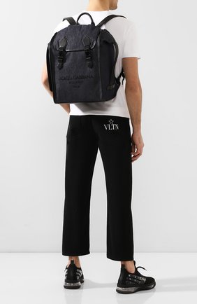 Мужской текстильный рюкзак edge DOLCE & GABBANA синего цвета по цене 108000 руб., арт. BM1799/AJ909 | Фото 2 Мужской текстильный рюкзак edge DOLCE & GABBANA синего цвета, арт. BM1799/AJ909 | Фото 2