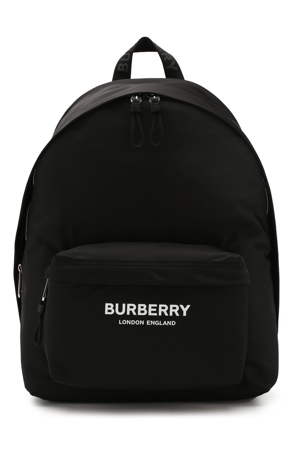 Мужской текстильный рюкзак BURBERRY черного цвета, арт. 8021084 | Фото 1