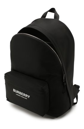 Мужской текстильный рюкзак BURBERRY черного цвета по цене 59900 руб., арт. 8021084 | Фото 4 Мужской текстильный рюкзак BURBERRY черного цвета, арт. 8021084 | Фото 4