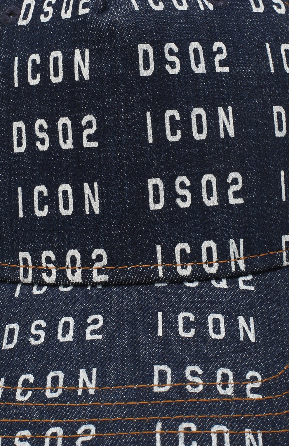 Мужской хлопковая бейсболка DSQUARED2 синего цвета по цене 13900 руб., арт. BCM0327 10102910 | Фото 3 Мужской хлопковая бейсболка DSQUARED2 синего цвета, арт. BCM0327 10102910 | Фото 3