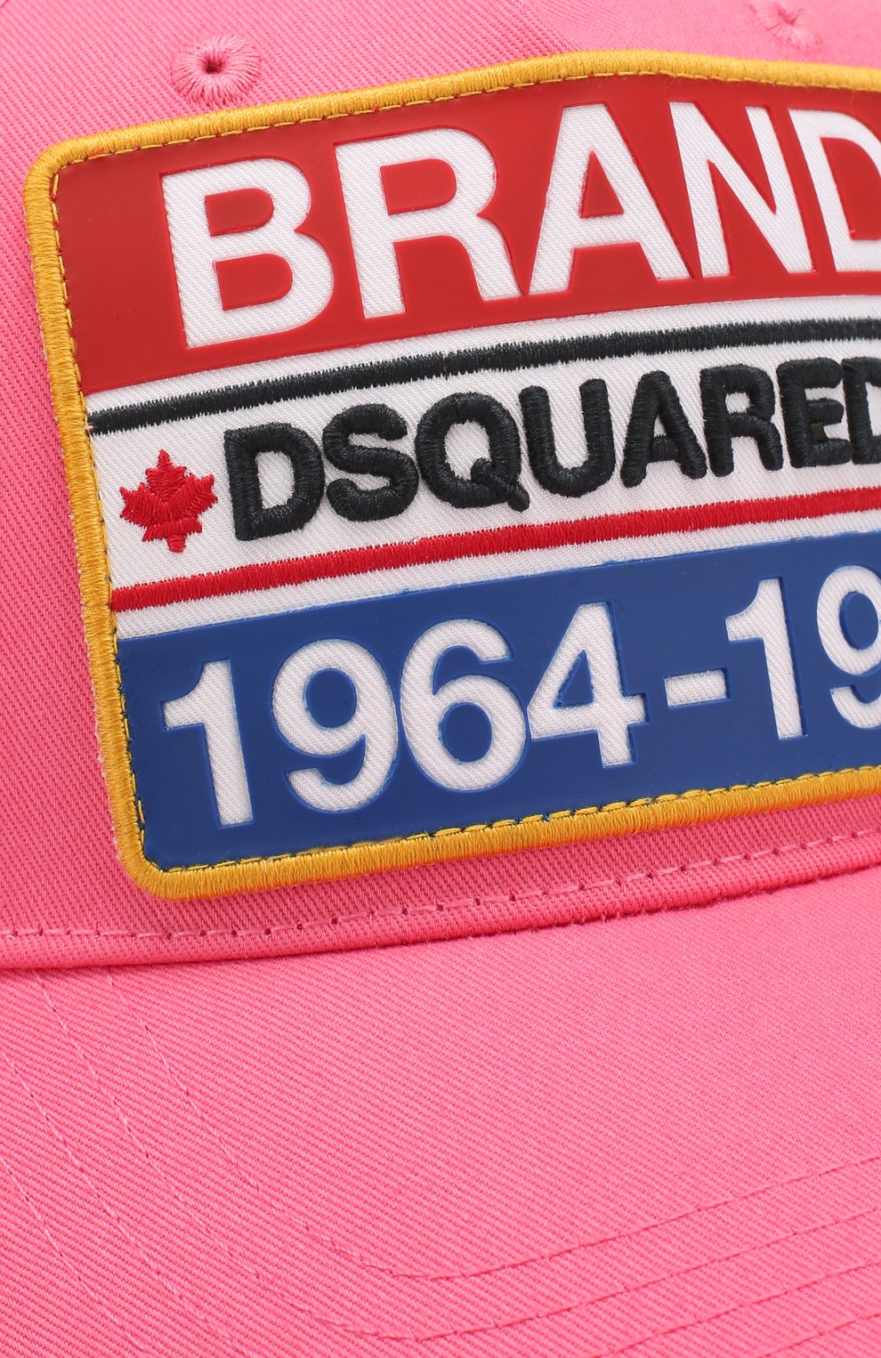Мужской хлопковая бейсболка DSQUARED2 розового цвета по цене 13000 руб., арт. BCM0307 05C00001 | Фото 3 Мужской хлопковая бейсболка DSQUARED2 розового цвета, арт. BCM0307 05C00001 | Фото 3