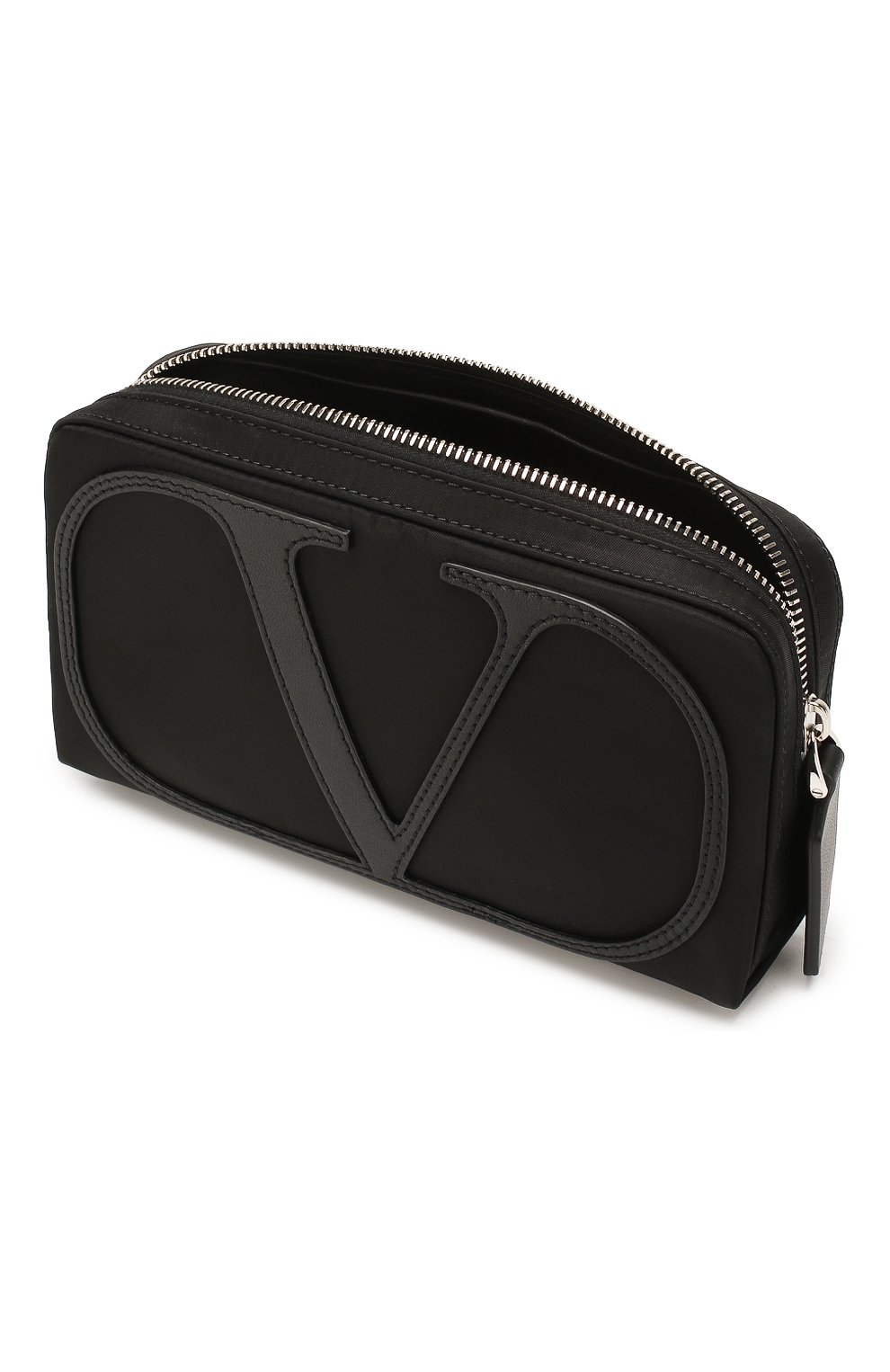 Мужская текстильная поясная сумка vlogo VALENTINO черного цвета по цене 0 руб., арт. TY2B0881/MLI | Фото 4 Мужская текстильная поясная сумка vlogo VALENTINO черного цвета, арт. TY2B0881/MLI | Фото 4 (Стили: Классический; Размер: mini; Ремень/цепочка: На ремешке; Материал: Текстиль)