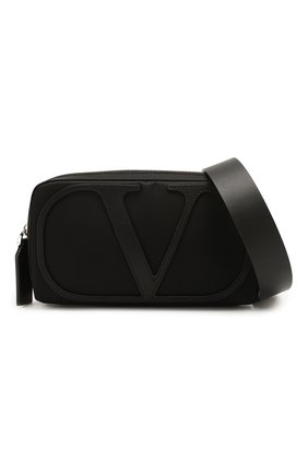 Мужская текстильная поясная сумка vlogo VALENTINO черного цвета по цене 0 руб., арт. TY2B0881/MLI | Фото 5 Мужская текстильная поясная сумка vlogo VALENTINO черного цвета, арт. TY2B0881/MLI | Фото 5 (Стили: Классический; Размер: mini; Ремень/цепочка: На ремешке; Материал: Текстиль)