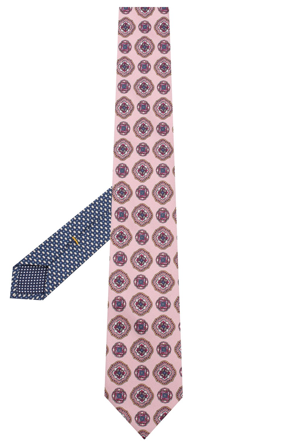 Мужской шелковый галстук ETON розового цвета, арт. A000 32275 | Фото 2 (Принт: С принтом; Материал: Текстиль, Шелк)