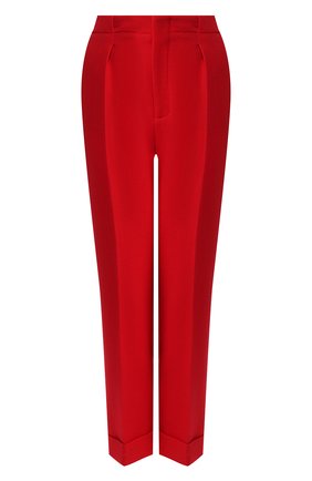 Женские шерстяные брюки ROLAND MOURET красного цвета по цене 71750 руб., арт. PS20/S0103/F4044 | Фото 1 Женские шерстяные брюки ROLAND MOURET красного цвета, арт. PS20/S0103/F4044 | Фото 1
