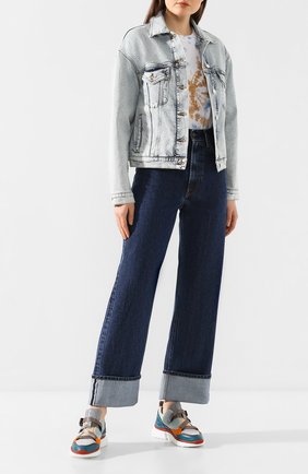 Женские джинсы HELMUT LANG темно-синего цвета по цене 36500 руб., арт. J10DW201 | Фото 2 Женские джинсы HELMUT LANG темно-синего цвета, арт. J10DW201 | Фото 2