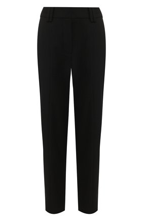 Женские шерстяные брюки BALMAIN черного цвета по цене 87100 руб., арт. TF15172/167L | Фото 1 Женские шерстяные брюки BALMAIN черного цвета, арт. TF15172/167L | Фото 1