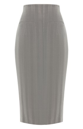 Женская шерстяная юбка RACIL серого цвета по цене 39900 руб., арт. RS10-SK1-W-MELISSA | Фото 1 Женская шерстяная юбка RACIL серого цвета, арт. RS10-SK1-W-MELISSA | Фото 1
