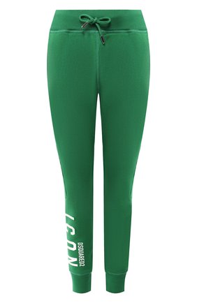 Женские хлопковые джоггеры DSQUARED2 зеленого цвета по цене 25700 руб., арт. S80KA0001/S25042 | Фото 1 Женские хлопковые джоггеры DSQUARED2 зеленого цвета, арт. S80KA0001/S25042 | Фото 1