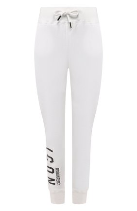 Женские хлопковые джоггеры DSQUARED2 белого цвета по цене 30850 руб., арт. S80KA0001/S25042 | Фото 1 Женские хлопковые джоггеры DSQUARED2 белого цвета, арт. S80KA0001/S25042 | Фото 1