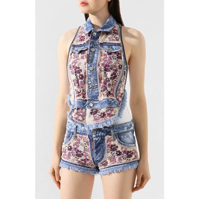 фото Джинсовый жилет dsquared2