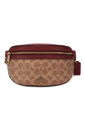 Женская поясная сумка fanny pack COACH красного цвета по цене 15600 руб., арт. 39937 | Фото 1 Женская поясная сумка fanny pack COACH красного цвета, арт. 39937 | Фото 1