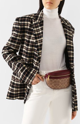 Женская поясная сумка fanny pack COACH красного цвета по цене 15600 руб., арт. 39937 | Фото 2 Женская поясная сумка fanny pack COACH красного цвета, арт. 39937 | Фото 2