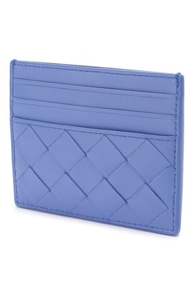Женский кожаный футляр для кредитных карт BOTTEGA VENETA светло-голубого цвета по цене 17650 руб., арт. 608078/VCPP3 | Фото 2 Женский кожаный футляр для кредитных карт BOTTEGA VENETA светло-голубого цвета, арт. 608078/VCPP3 | Фото 2