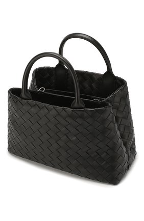 Женский сумка-тоут BOTTEGA VENETA черного цвета по цене 0 руб., арт. 607327/VCPP1 | Фото 4 Женский сумка-тоут BOTTEGA VENETA черного цвета, арт. 607327/VCPP1 | Фото 4 (Сумки-технические: Сумки-шопперы; Размер: medium; Материал: Натуральная кожа; Региональные ограничения белый список (Axapta Mercury): RU; Ремень/цепочка: На ремешке)