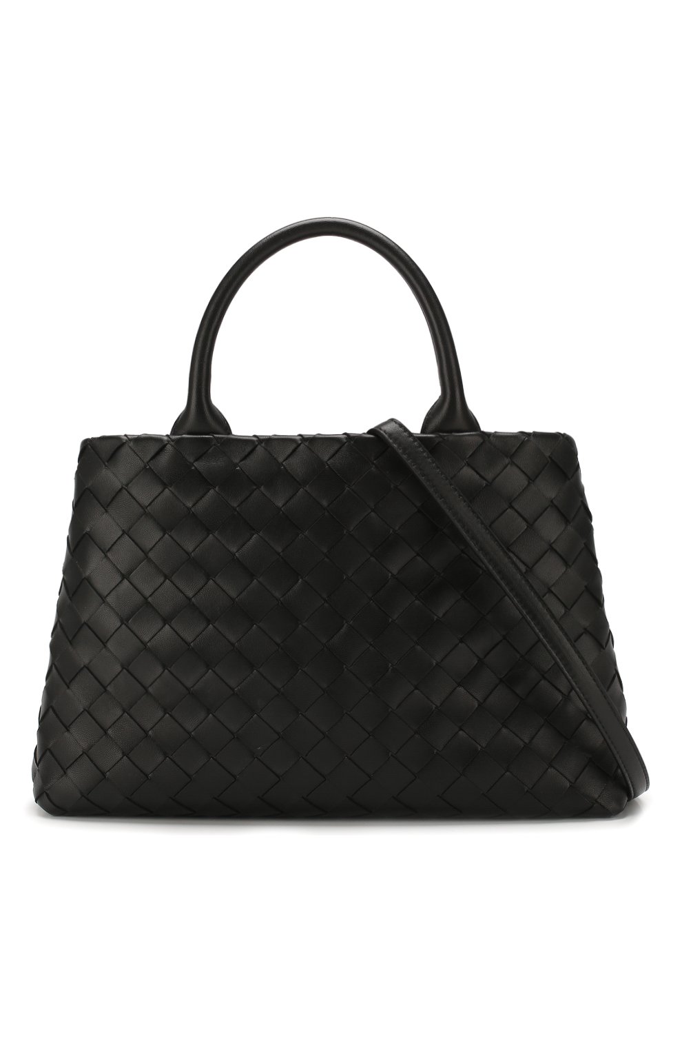 Женский сумка-тоут BOTTEGA VENETA черного цвета по цене 0 руб., арт. 607327/VCPP1 | Фото 6 Женский сумка-тоут BOTTEGA VENETA черного цвета, арт. 607327/VCPP1 | Фото 6 (Сумки-технические: Сумки-шопперы; Размер: medium; Материал: Натуральная кожа; Региональные ограничения белый список (Axapta Mercury): RU; Ремень/цепочка: На ремешке)