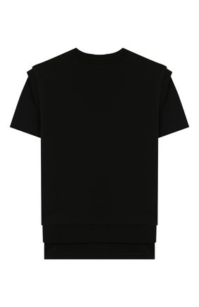 Детская хлопковая футболка MARCELO BURLON KIDS OF MILAN черного цвета по цене 14100 руб., арт. 20E/B/MB/2504/0020/2-6Y | Фото 2 Детская хлопковая футболка MARCELO BURLON KIDS OF MILAN черного цвета, арт. 20E/B/MB/2504/0020/2-6Y | Фото 2
