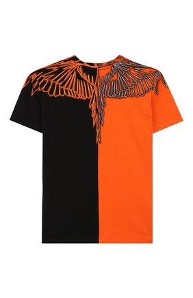 Детская хлопковая футболка MARCELO BURLON KIDS OF MILAN черного цвета по цене 8555 руб., арт. 20E/B/MB/1120/0010/2-6Y | Фото 2 Детская хлопковая футболка MARCELO BURLON KIDS OF MILAN черного цвета, арт. 20E/B/MB/1120/0010/2-6Y | Фото 2