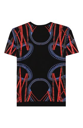 Детская хлопковая футболка MARCELO BURLON KIDS OF MILAN черного цвета по цене 11300 руб., арт. 20E/B/MB/1108/0010/2-6Y | Фото 2 Детская хлопковая футболка MARCELO BURLON KIDS OF MILAN черного цвета, арт. 20E/B/MB/1108/0010/2-6Y | Фото 2
