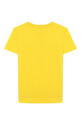 Детская хлопковая футболка GIVENCHY желтого цвета по цене 6930 руб., арт. H25H47 | Фото 2 Детская хлопковая футболка GIVENCHY желтого цвета, арт. H25H47 | Фото 2