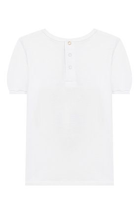 Детский футболка MARC JACOBS (THE) белого цвета, арт. W05272 | Фото 2 (Рукава: Короткие)