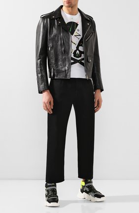 Мужские кроссовки PHILIPP PLEIN черного цвета по цене 72480 руб., арт. S20S MSC2581 PTE003N | Фото 2 Мужские кроссовки PHILIPP PLEIN черного цвета, арт. S20S MSC2581 PTE003N | Фото 2