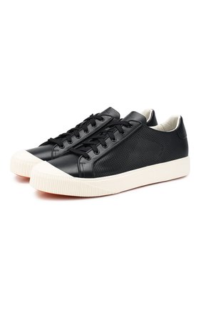 Мужские кожаные кеды SANTONI темно-синего цвета по цене 35900 руб., арт. MBC021279BARGDFRU53 | Фото 1 Мужские кожаные кеды SANTONI темно-синего цвета, арт. MBC021279BARGDFRU53 | Фото 1