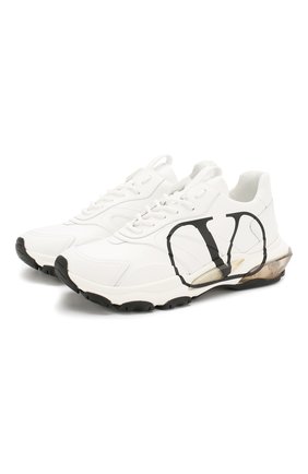 Мужские кожаные кроссовки bounce vlogo VALENTINO белого цвета по цене 71950 руб., арт. TY2S0B05/DDS | Фото 1 Мужские кожаные кроссовки bounce vlogo VALENTINO белого цвета, арт. TY2S0B05/DDS | Фото 1