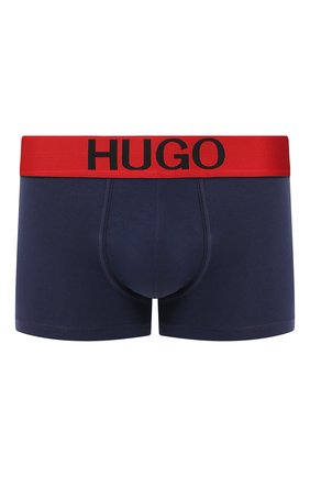 Мужские хлопковые боксеры HUGO темно-синего цвета по цене 2700 руб., арт. 50428876 | Фото 1 Мужские хлопковые боксеры HUGO темно-синего цвета, арт. 50428876 | Фото 1