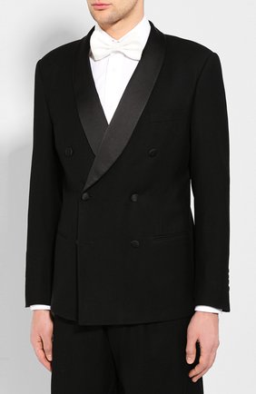 Мужской шерстяной смокинг GIORGIO ARMANI черного цвета по цене 195500 руб., арт. 9WGAS00G/T004K | Фото 2 Мужской шерстяной смокинг GIORGIO ARMANI черного цвета, арт. 9WGAS00G/T004K | Фото 2