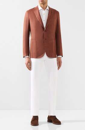 Мужская сорочка KITON белого цвета по цене 87650 руб., арт. UCIH0720901 | Фото 2 Мужская сорочка KITON белого цвета, арт. UCIH0720901 | Фото 2 (Длина (для топов): Стандартные; Материал внешний: Лиоцелл, Растительное волокно; Рукава: Длинные; Мужское Кросс-КТ: Сорочка-одежда; Случай: Формальный; Принт: Однотонные; Манжеты: На пуговицах; Воротник: Акула; Региональные ограничения белый список (Axapta Mercury): RU)