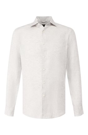 Мужская льняная рубашка ERMENEGILDO ZEGNA серого цвета по цене 23200 руб., арт. UUX38/SRF5 | Фото 1 Мужская льняная рубашка ERMENEGILDO ZEGNA серого цвета, арт. UUX38/SRF5 | Фото 1