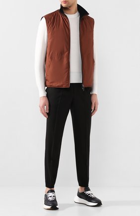 Мужские шерстяные джоггеры ZEGNA COUTURE черного цвета по цене 89950 руб., арт. CUCP20/7UPJ1 | Фото 2 Мужские шерстяные джоггеры ZEGNA COUTURE черного цвета, арт. CUCP20/7UPJ1 | Фото 2 (Материал внешний: Шерсть; Длина (брюки, джинсы): Стандартные; Силуэт М (брюки): Джоггеры; Мужское Кросс-КТ: Джоггеры-одежда; Региональные ограничения белый список (Axapta Mercury): RU)