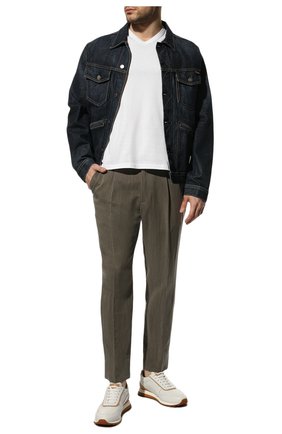 Мужская хлопковая футболка TOM FORD белого цвета по цене 36250 руб., арт. BU402/TFJ894 | Фото 2 Мужская хлопковая футболка TOM FORD белого цвета, арт. BU402/TFJ894 | Фото 2 (Длина (для топов): Стандартные; Материал внешний: Хлопок; Рукава: Короткие; Мужское Кросс-КТ: Футболка-одежда; Принт: Без принта; Стили: Кэжуэл; Региональные ограничения белый список (Axapta Mercury): RU)