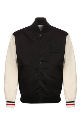 Мужской пуховый бомбер MONCLER черного цвета по цене 121500 руб., арт. F1-091-1A540-00-539K2 | Фото 1 Мужской пуховый бомбер MONCLER черного цвета, арт. F1-091-1A540-00-539K2 | Фото 1