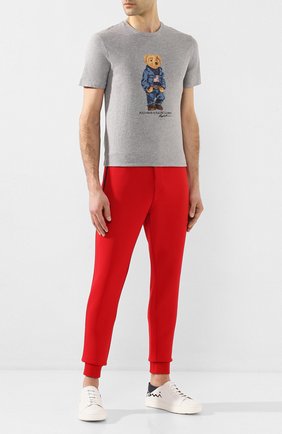 Мужской джоггеры POLO RALPH LAUREN красного цвета по цене 12950 руб., арт. 710792893 | Фото 2 Мужской джоггеры POLO RALPH LAUREN красного цвета, арт. 710792893 | Фото 2