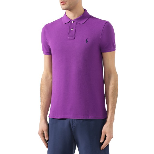 фото Хлопковое поло polo ralph lauren
